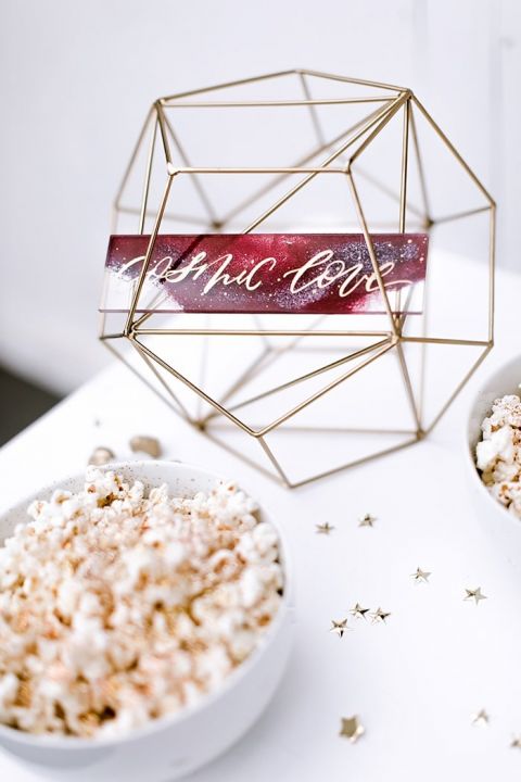Cosmic Love Wedding Treat Display