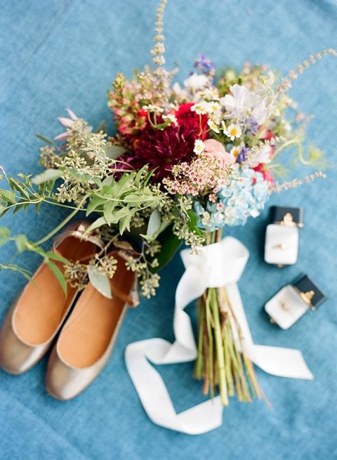 Colorful Fall Bridal Bouquet