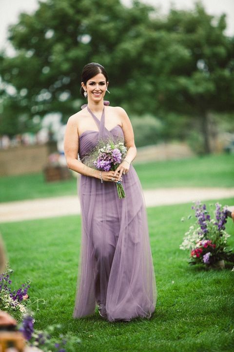 Lavender Bridesmaid Dress
