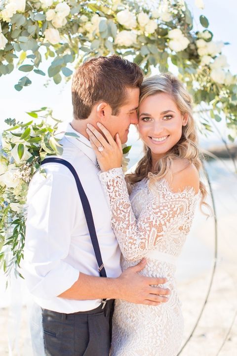 Barefoot Beach Bride for a Coastal Elopement - Hey Wedding Lady