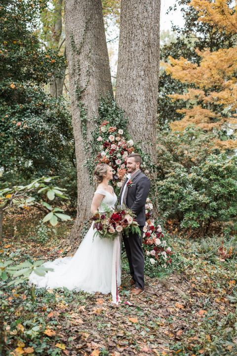 Fall Flowers for a Woodland Wedding Shoot - Hey Wedding Lady