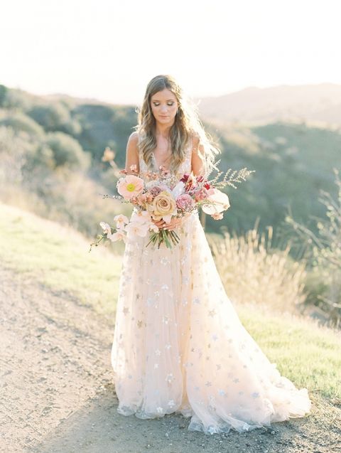 Whimsical Wedding Style In Pink And Gold Hey Wedding Lady