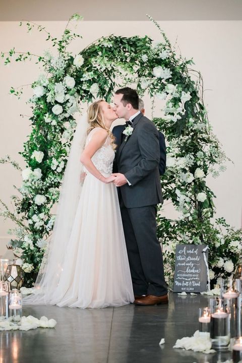 The Most Magical Flower Wedding Arch for a Chic Garden Party