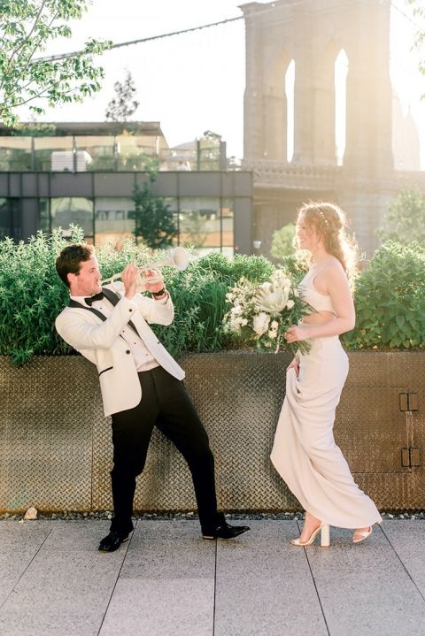 Laser Cut Paper Inspires a City Chic Elopement