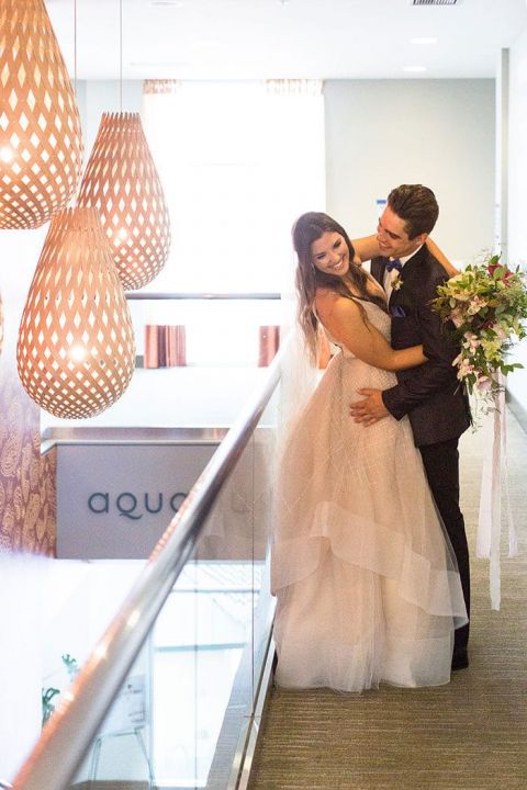 Modern Coastal Wedding Photos