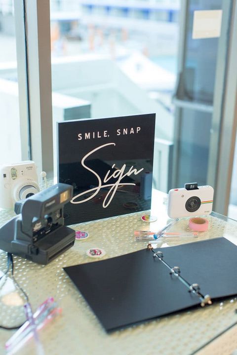 Custom Polaroid Guest Book