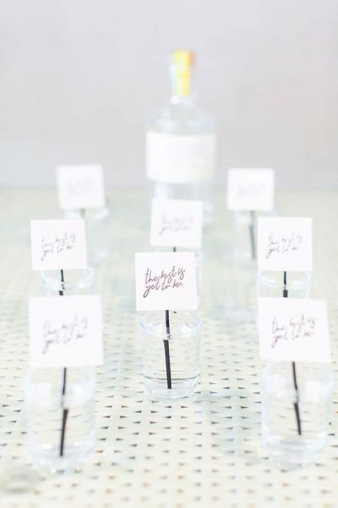 Modern Geometric Cocktail Bar