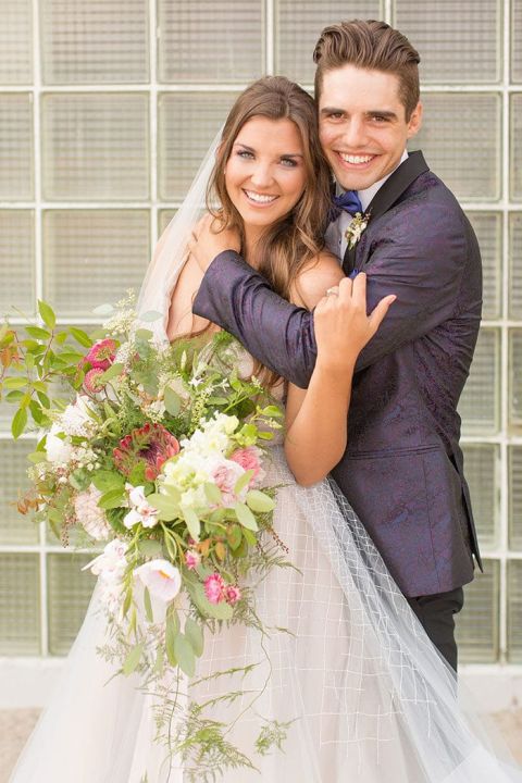 Neon Santa Cruz Beach Wedding