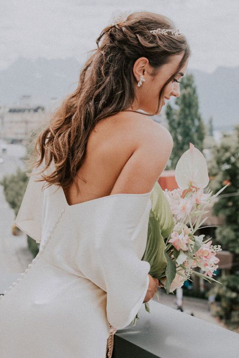 Dreamy Off the Shoulder Wedding Dress