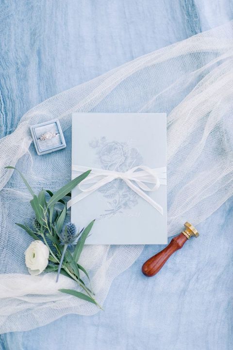 Dusty Blue Wedding Details