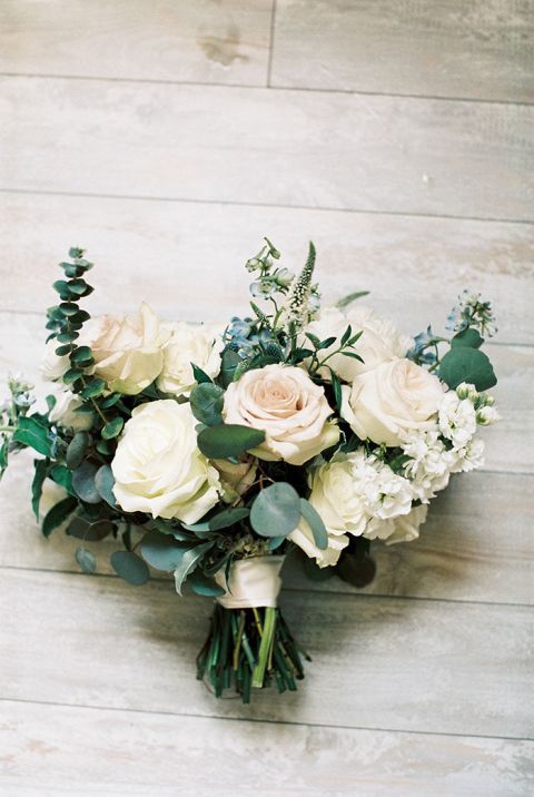 Country Elegance Barn Wedding in French Blue and White - Hey Wedding Lady