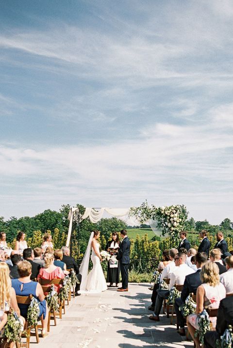 Country Elegance Barn Wedding In French Blue And White Hey