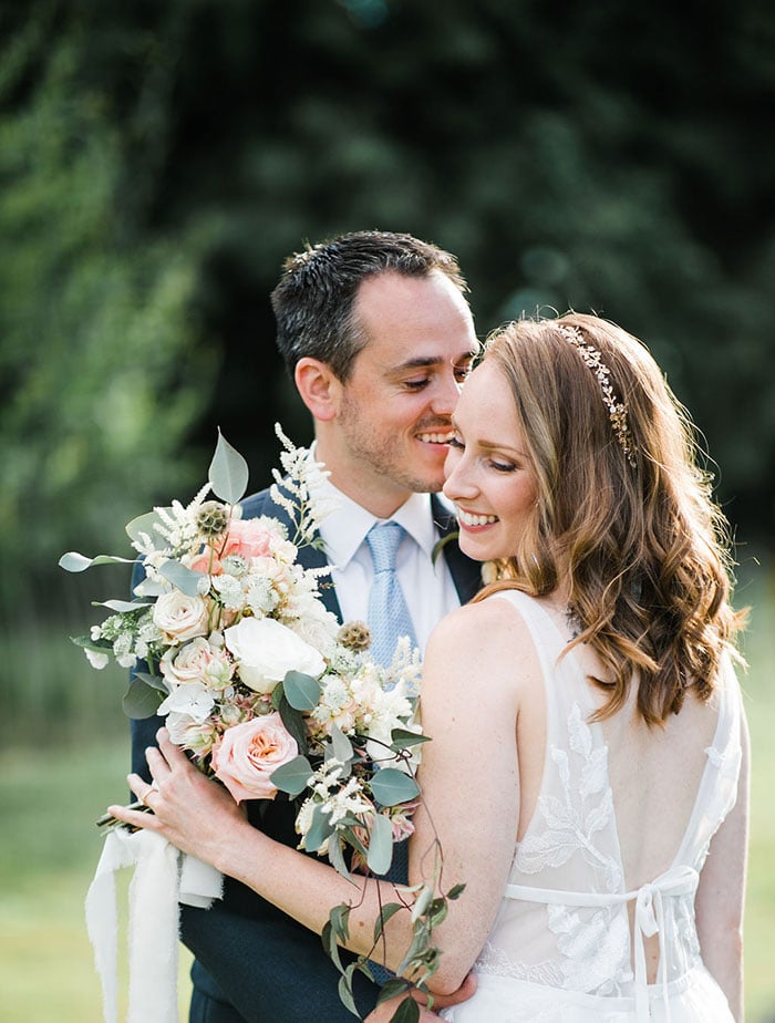 Dreamy Lakeside Wedding in Rose Gold and Blush - Hey Wedding Lady