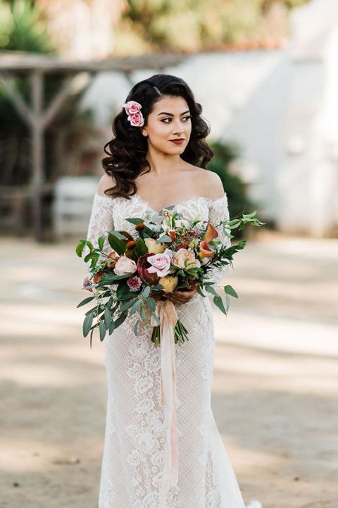 Southern California Spanish Wedding Style with Boho Flair Hey