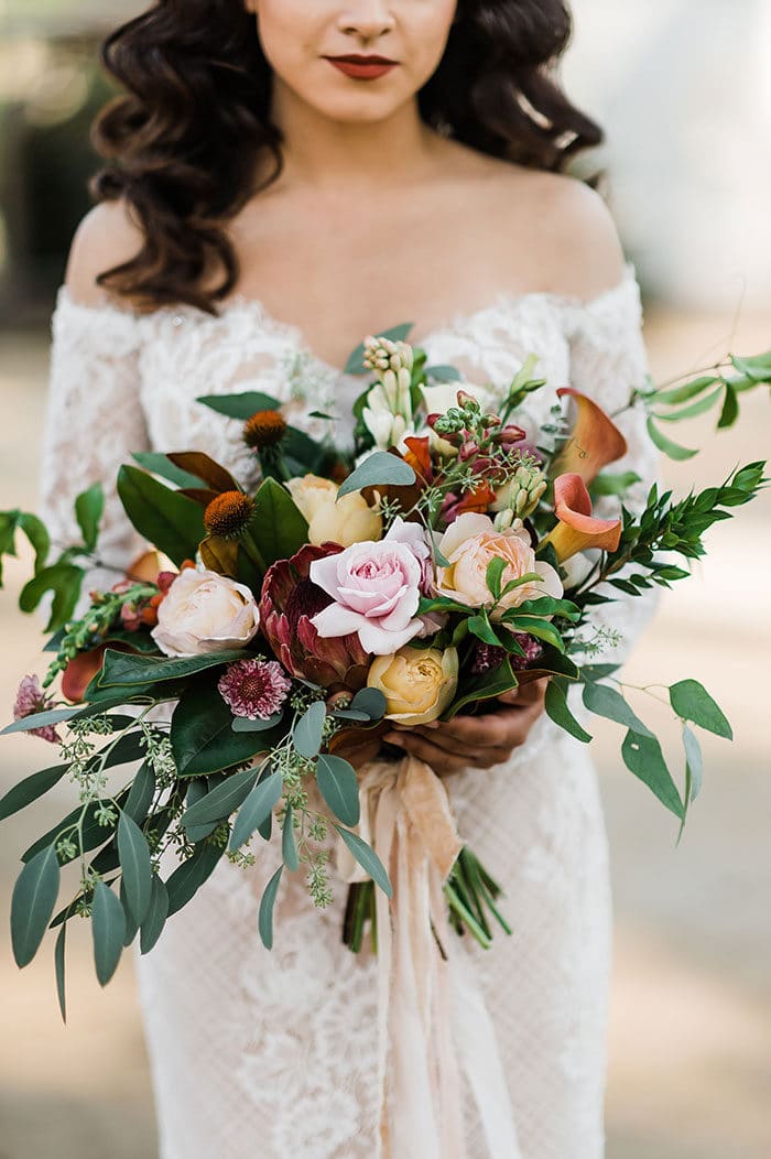 Southern California Spanish Wedding Style with Boho Flair - Hey Wedding ...