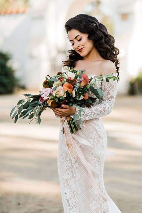 Southern California Spanish Wedding Style with Boho Flair Hey