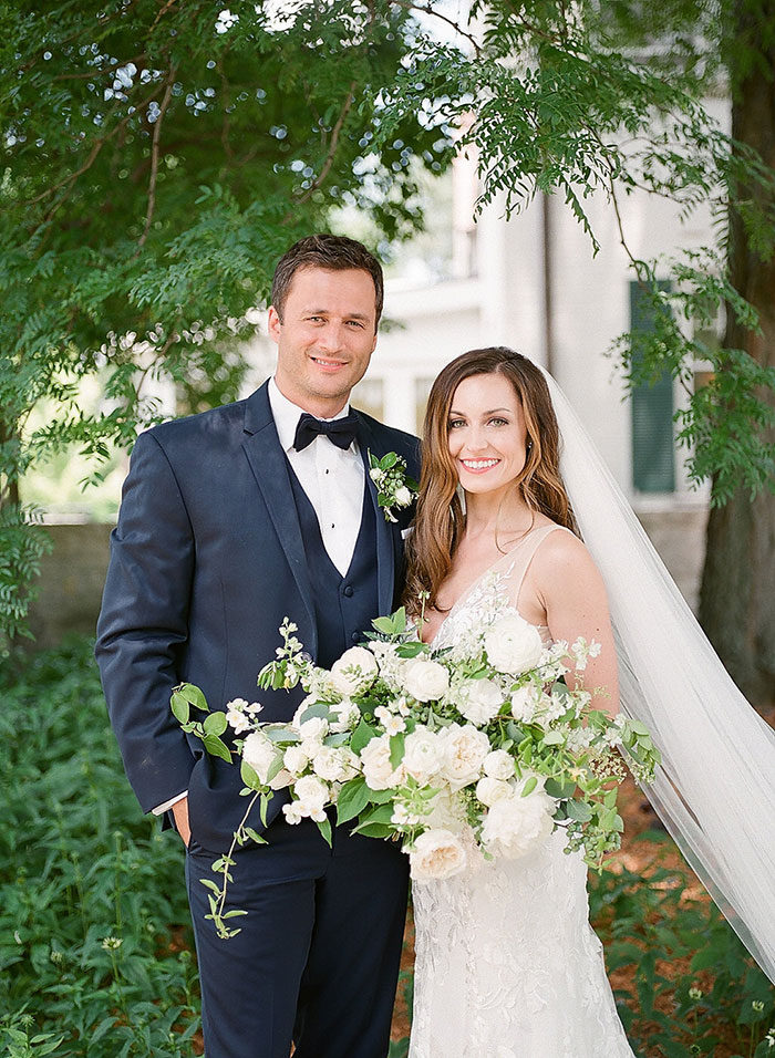 Vogue Worthy Wedding with Greenery and White Flowers - Hey Wedding Lady