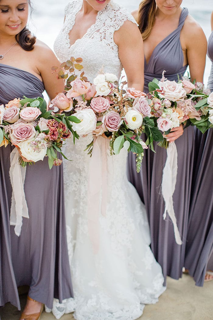 Dusty Pink and Lavender Summer Chic Wedding in San Diego - Hey Wedding Lady