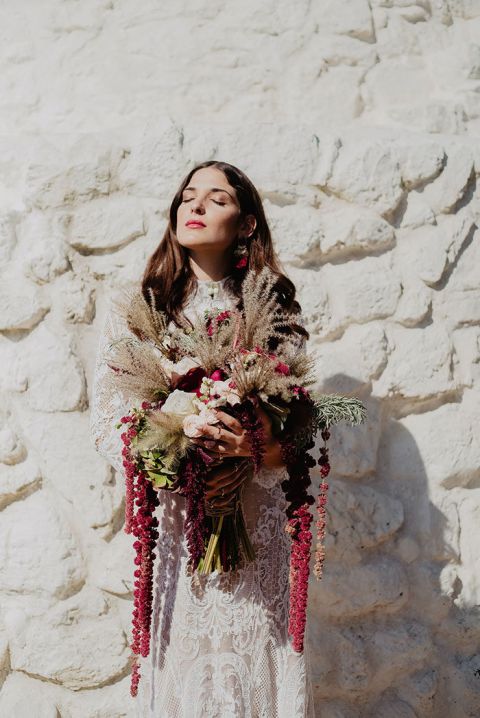 Boho Chic Southern Italy Wedding