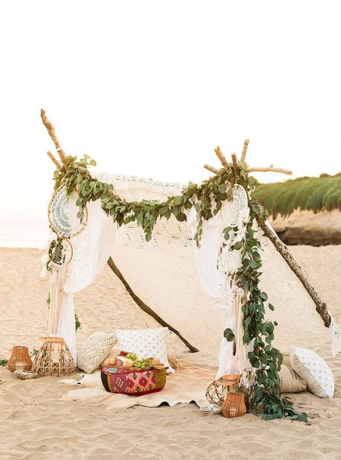 Boho Bridal Shower for the Beach Bride