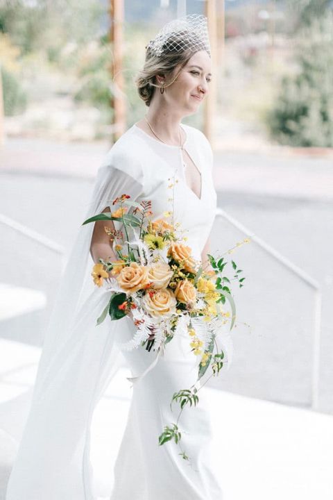 Colors and Flavors of the Southwest meet Modern Art Wedding