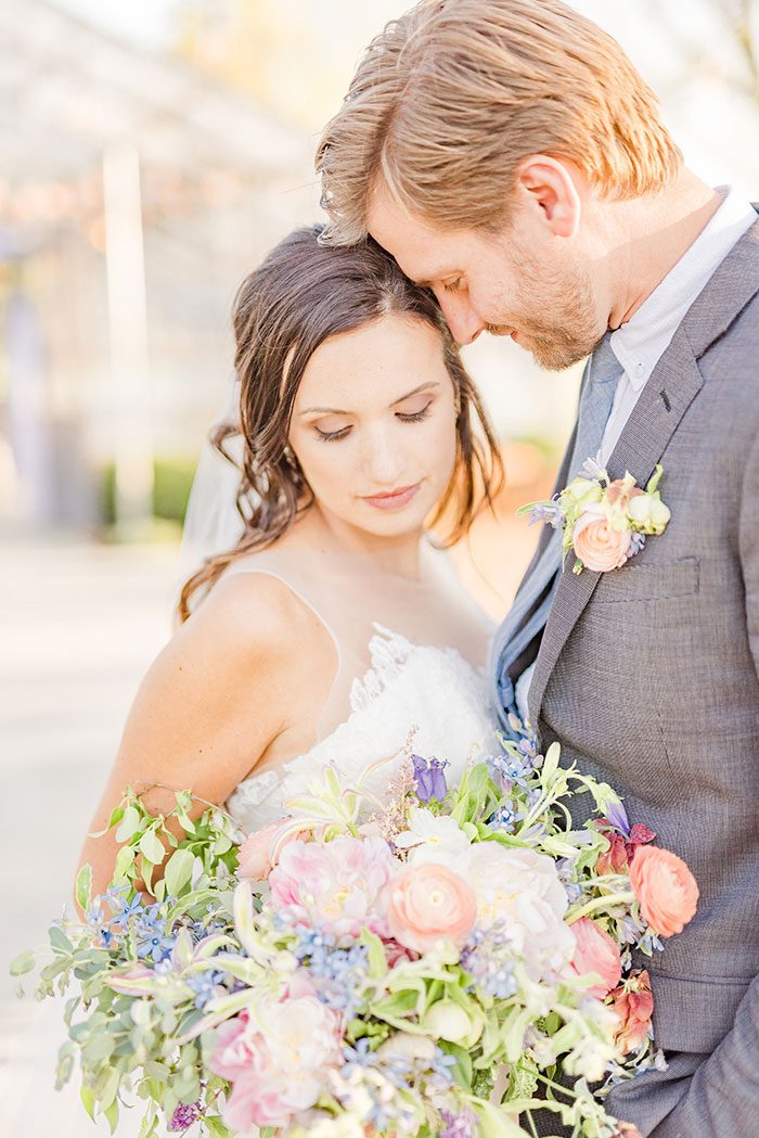 A Pastel Rainbow of Flowers for a Spring Farm Wedding - Hey Wedding Lady