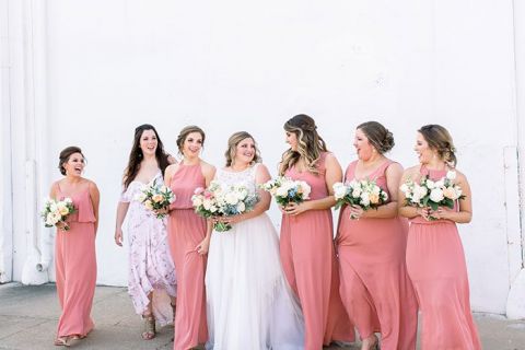 rustic mauve bridesmaid dresses