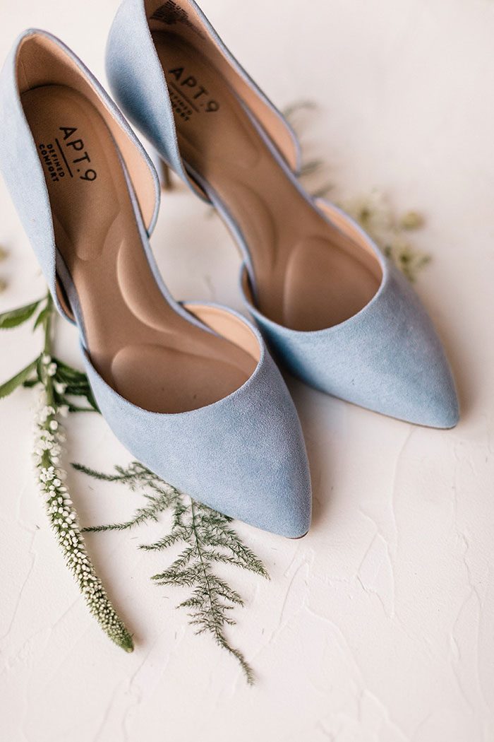Dusky Blue and Organic Greens for an Industrial Wedding - Hey Wedding Lady