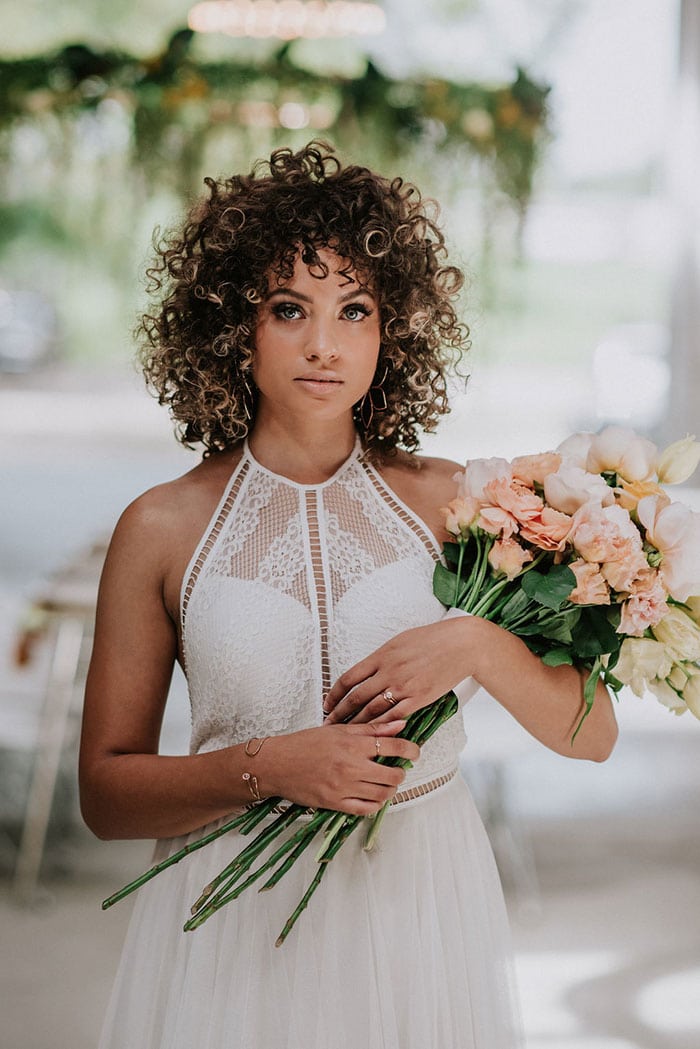 Boho 70's Inspired Barn Wedding with Pops of Yellow and Orange - Hey ...