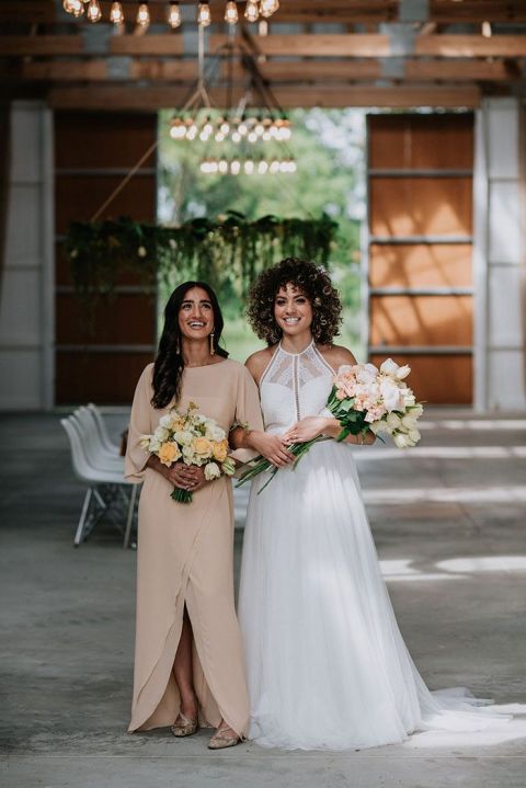 70s style bridesmaid dresses