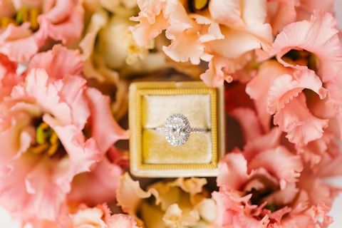 Colorful Coral Flowers for a Santa Barbara Wedding