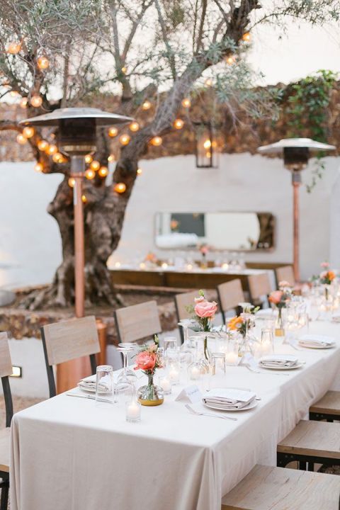 Intimate Restaurant Wedding Reception