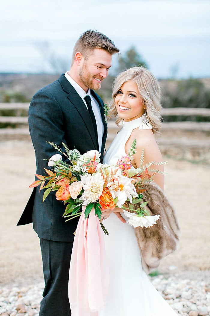 A Sunset Ceremony with Rustic Chic Decor - Hey Wedding Lady