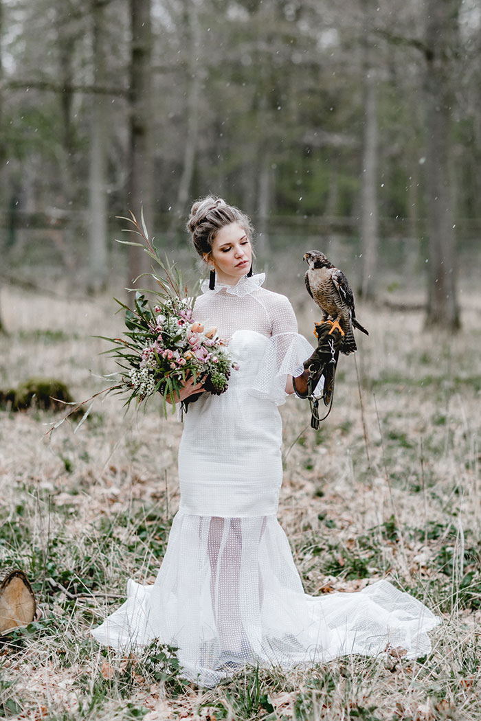 Owl Wedding Dress