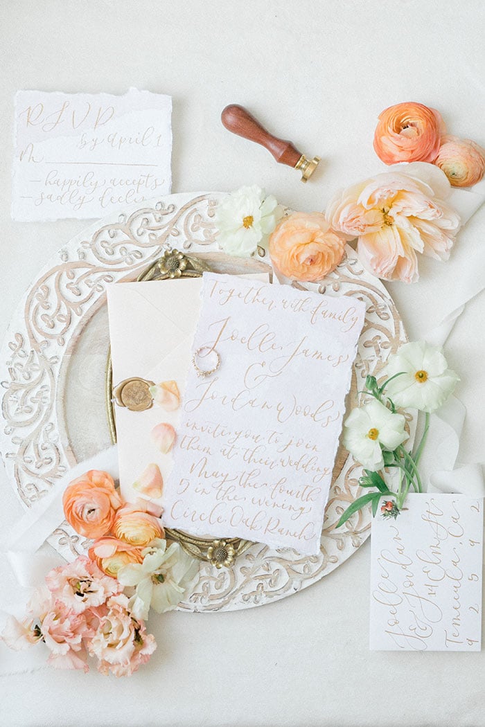 Dusty Mauve and Summer Gold Ranch Wedding with Statement Flowers - Hey ...