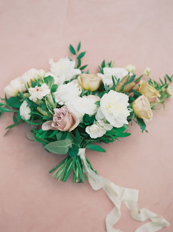 Dusty Mauve and Summer Gold Ranch Wedding with Statement Flowers - Hey ...