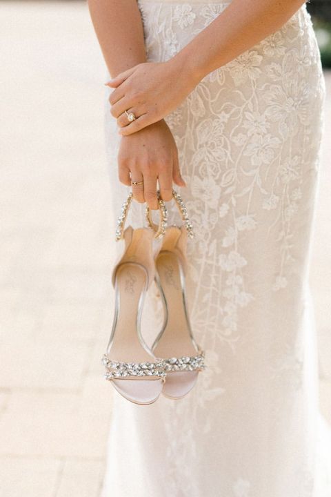 Crystal Strap Wedding Shoes