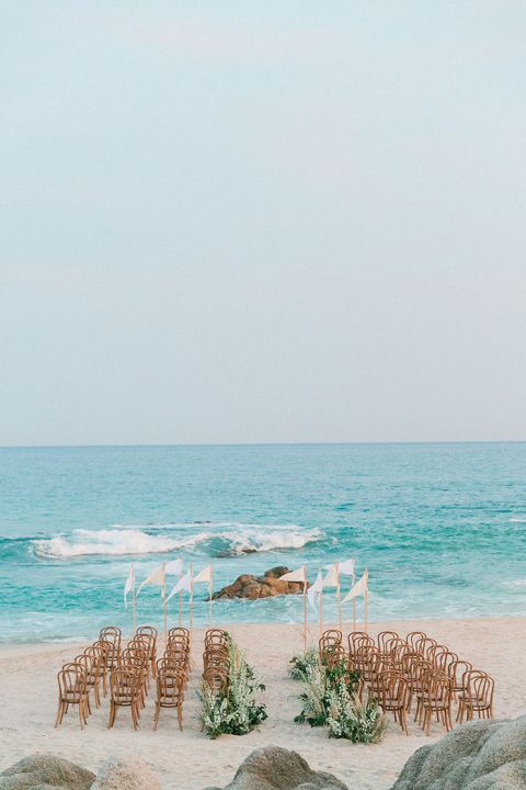 Ocean Inspired Sand And Sea Glass Destination Wedding In