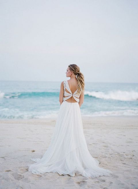 Ocean-Inspired Sand and Sea Glass Destination Wedding in Cabo San Lucas ...