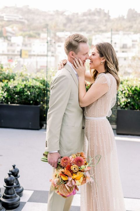 Pretty and Neutral. Love that the clothes are the pop of color