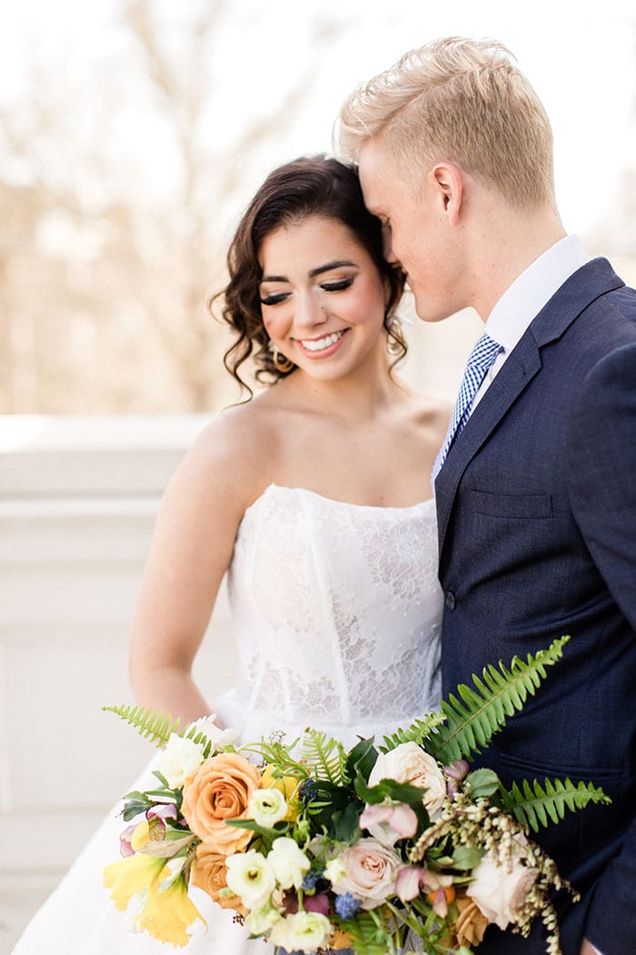 Sunshine and Citrus Modern Ballroom Wedding with a Summer Color Scheme ...