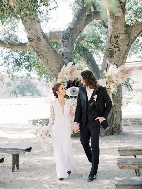 Inspiration for a Rocker Chic Bride with the Perfect Edge of