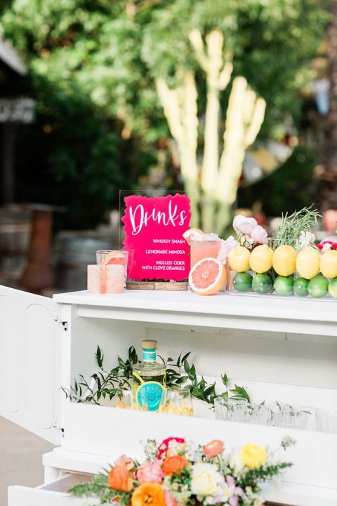 How to Add Retro Colorful Palm Springs Vibes to Your Wedding | Hey ...