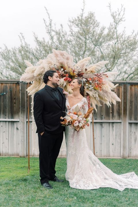 boho wedding reception dress