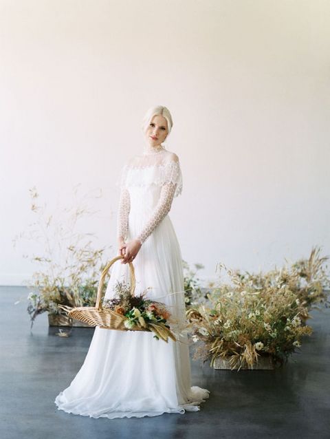 scandinavian wedding dress