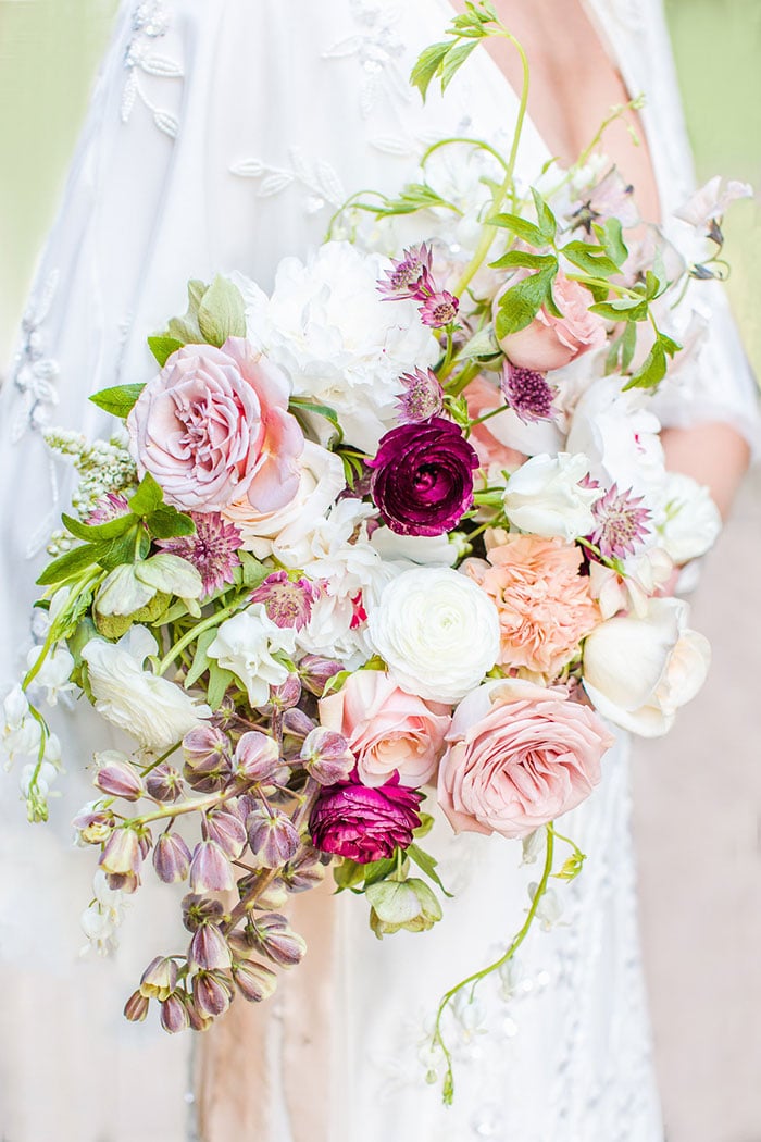 Garden Retreat Wedding at Filoli Estate in Dusty Pink and Emerald - Hey ...