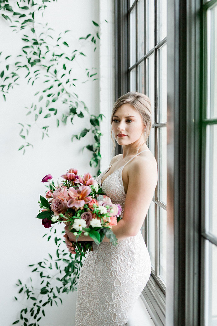 Simple Wedding Inspiration with a Purple Dress - Hey Wedding Lady