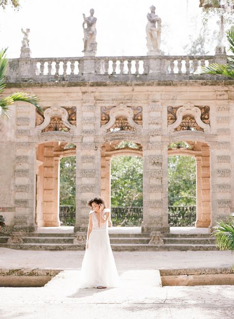 A Tropical, Elegant Wedding at the Vizcaya Museum in Miami, Florida