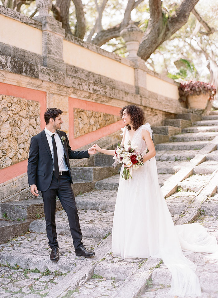 Epic Romance for a Miami Elopement at Vizcaya - Hey Wedding Lady