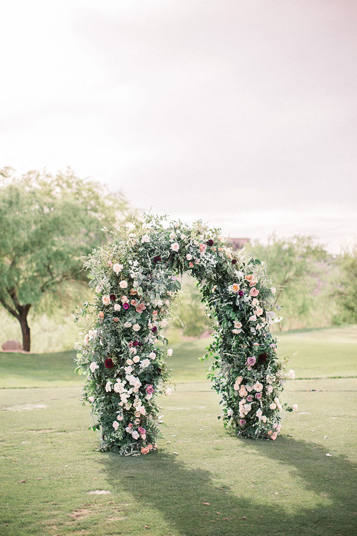 The Bride and Groom Wore Flowers for their Bespoke Vegas Wedding - Hey ...